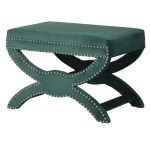 Emerald Footstool from Sweetie & Willow, home ideology