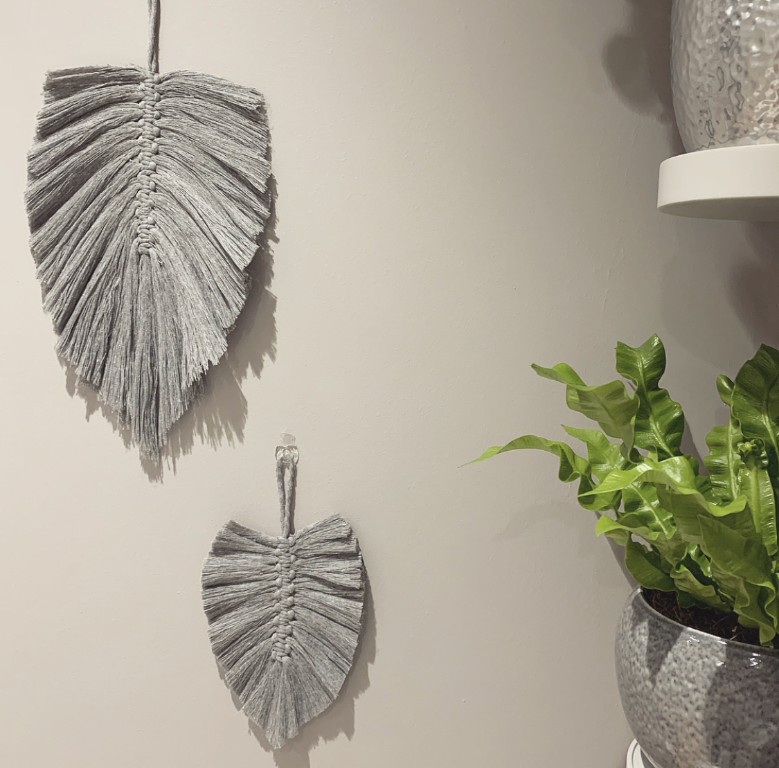macrame feather