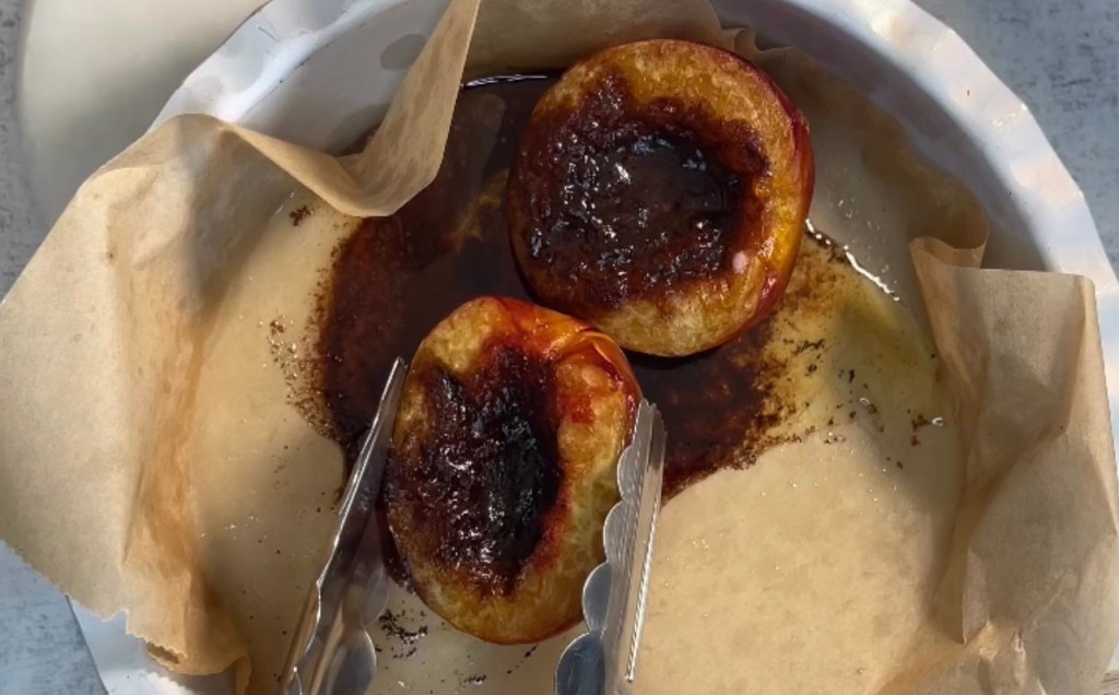 Autumn Baked Peaches